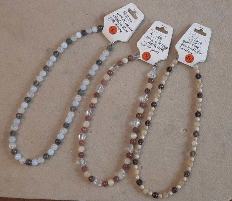 Colliers en solde à 50 %